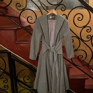 Wool trench with cotton belt very cute different new new!!